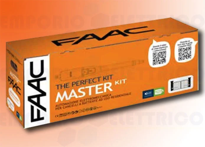 faac automation kit 230v ac master kit perfect 105910