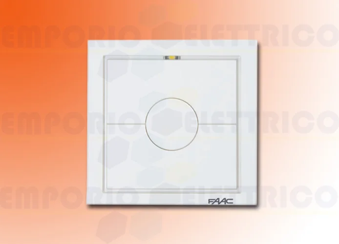 faac wall transmitter 433 mhz 1-channel tm2 xtw 1 145405