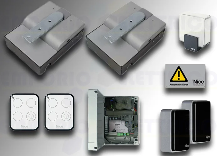 nice automation kit for swing gates s-fabkit 2124 bd sfab2124bdkce