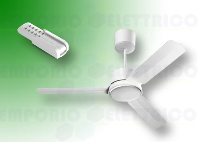 vortice white ceiling fan kit nordik eco 90/36" 61060 ev61060b