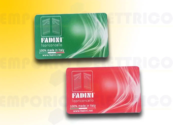 fadini coppia di dispositivi transponder formato tessera 693l