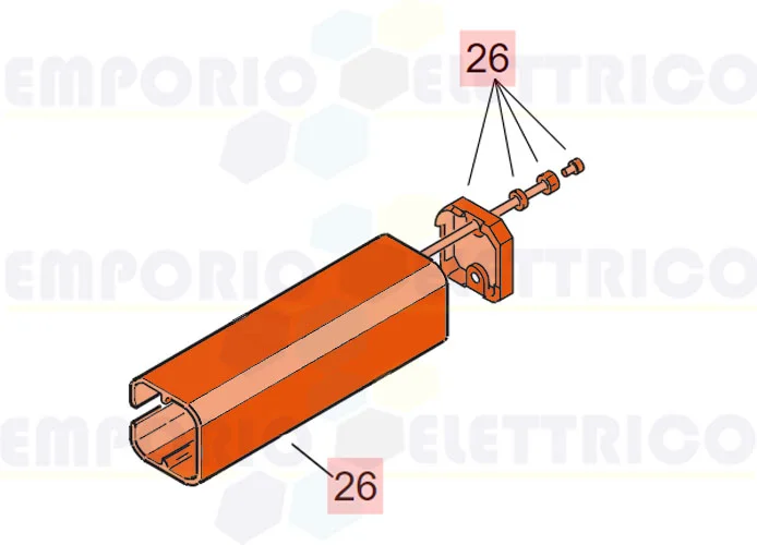 faac ricambio gruppo carter 400 l 63003329