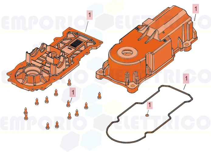 faac ricambio gruppo corpi 770n 63003370