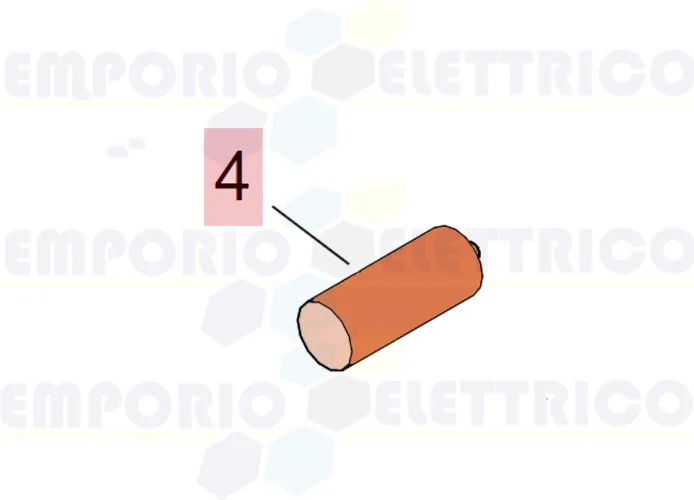 faac ricambio condensatore 10µf mka 450v 760024