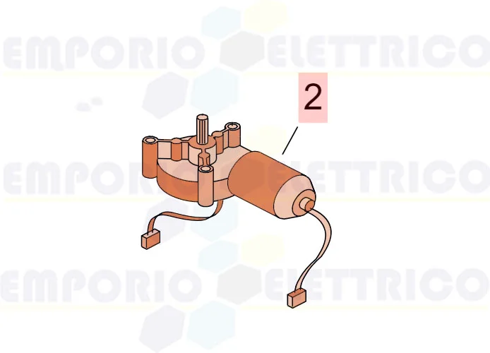 faac spare part motor d600/zodiac 60 7706105