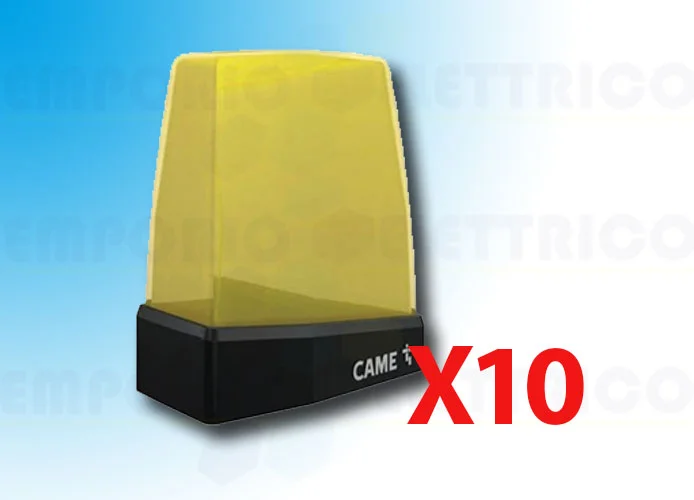 came 10 x led flashing light 24v/230v yellow krx1fxsy 806la-0030 10 (ex kled)