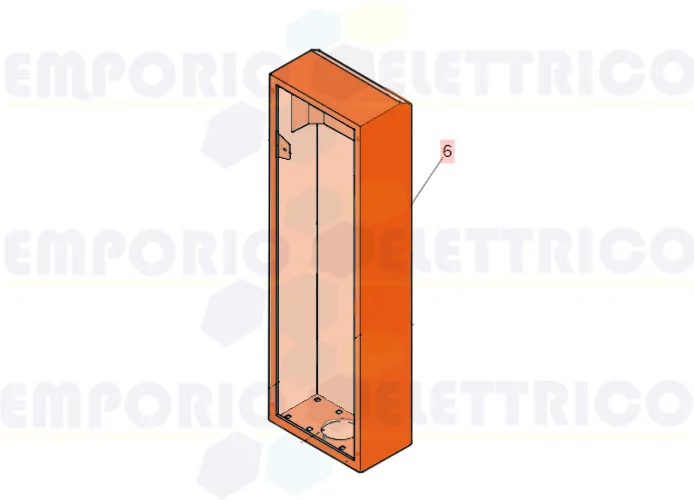 faac ricambio cofano+sportello 615 bpr (ral 2004) 63003466