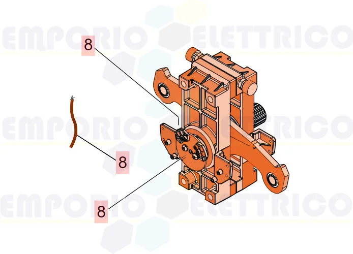 faac ricambio camme e cavo finecorsa 620/640 63003314