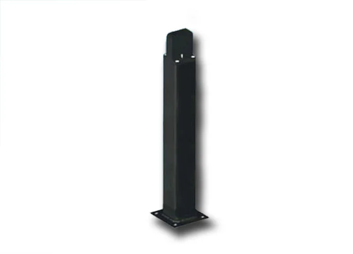 came bidirectional black aluminium post h=0,5 mt 001delta-bn delta-bn