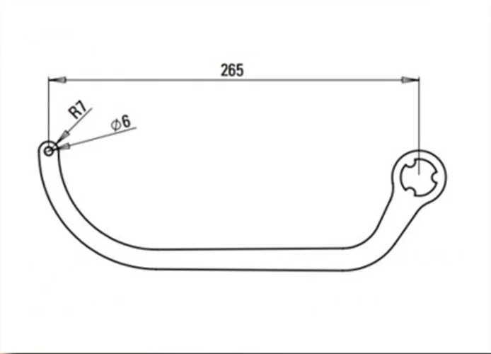 faac pair of n1d arms - white nd4 105729