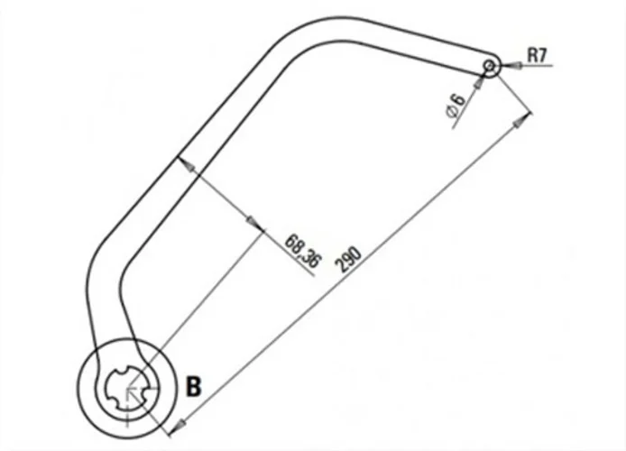 faac pair of n1d arms white nd7 105732