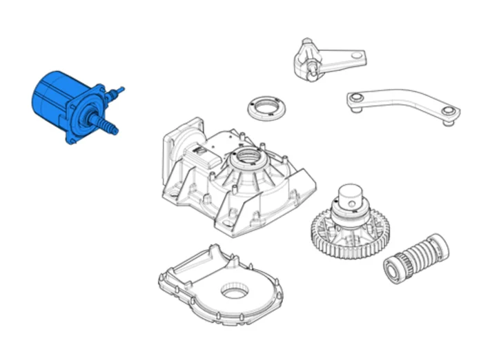 came spare part of the motor group for frog-av 119ria062