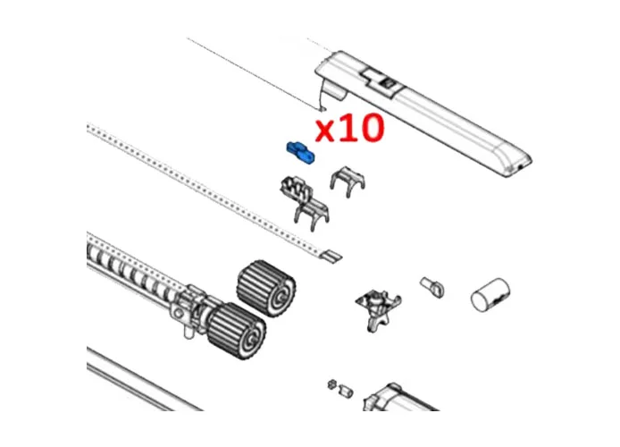 came spare part package of 10 button-micro switches 119rir083