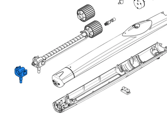 came spare part bushing lead screw + bracket amico 88001-0127