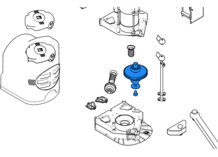 came spare part slow shaft fast 119rid229