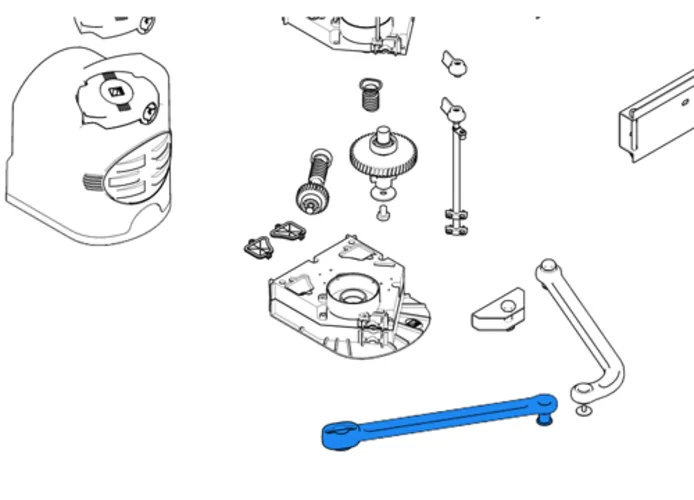 came spare part of the transmission arm fast 119rid224