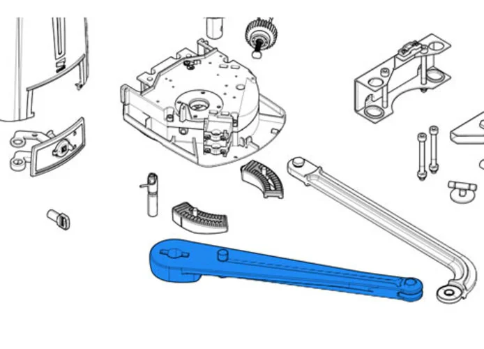 came spare part motor arm fast 88001-0198