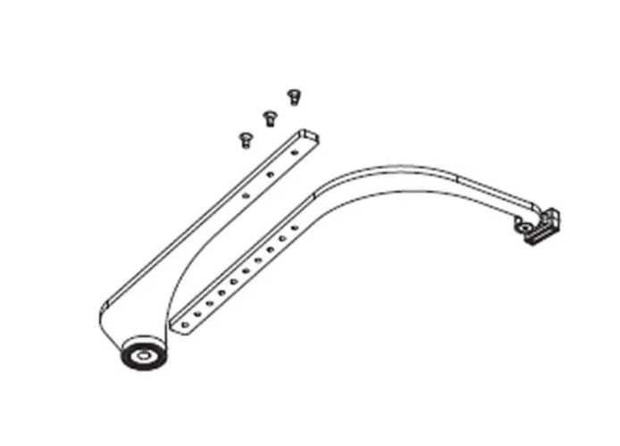 came right curved adjustable transmission arm voilà 001vlr09dx vlr09dx