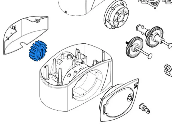 came spare part pinion bx 119ribz005