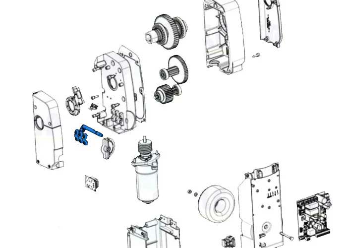 came spare part release lever emega40 119rie197