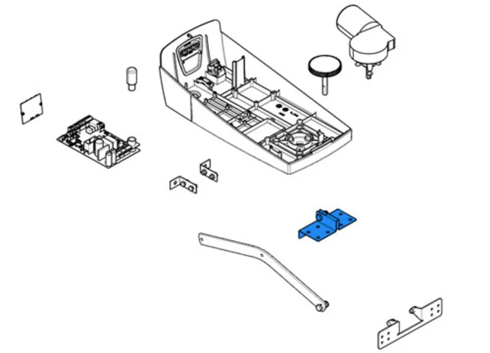 came spare part door fixing brackets ver 119rie146