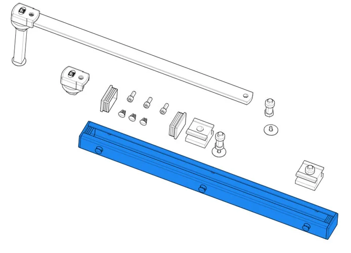 came spare part sled arm guide f4000 119rid254