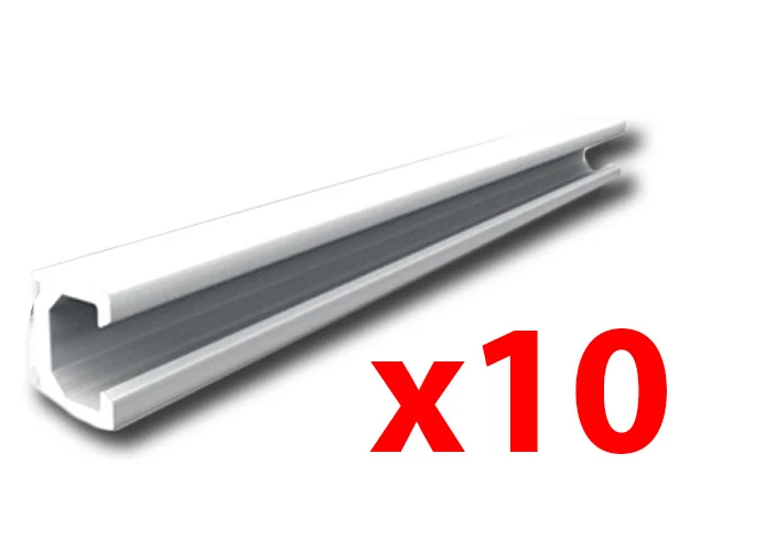 came aluminium profile l=2 m (pack of 10 pz) 806ed-0163