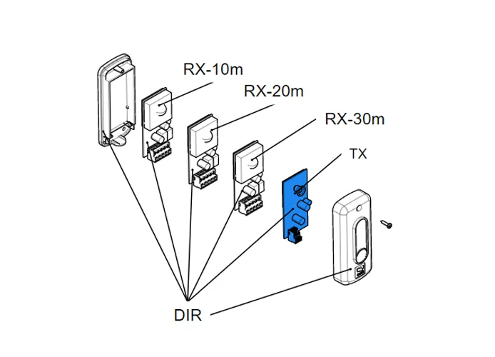 came spare part electronic board tx dir 119rir136