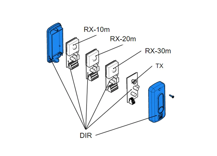 came spare part photocell container dir 119rir149