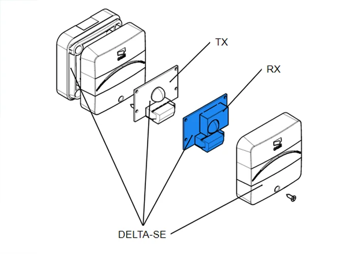 came spare part electronic board rx delta-se 119rir386