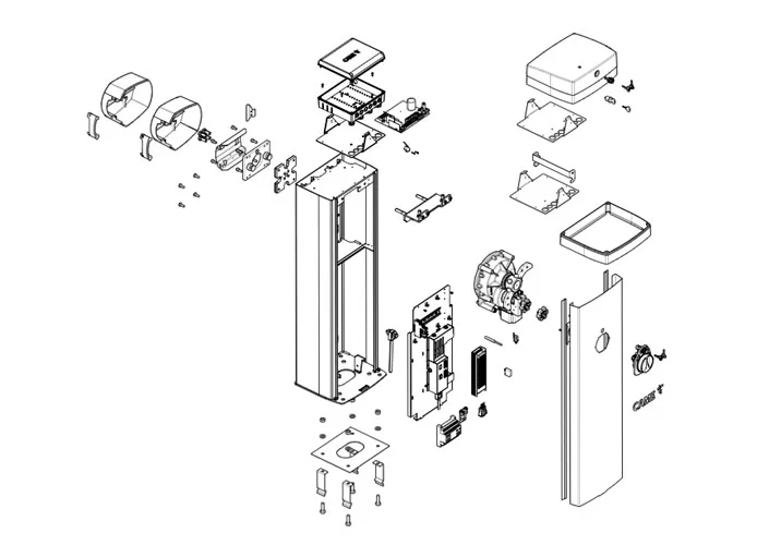 came spare part page for gpx40mgp barriers