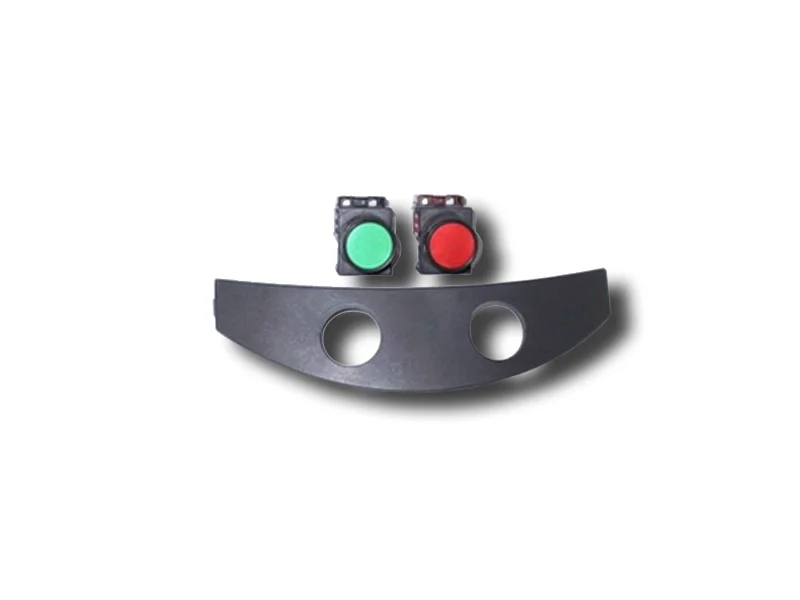 beninca set of 1 green and 1 red button for lb box kpc 9855002