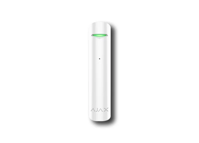 ajax wireless glass break detector glassprotect white 38109