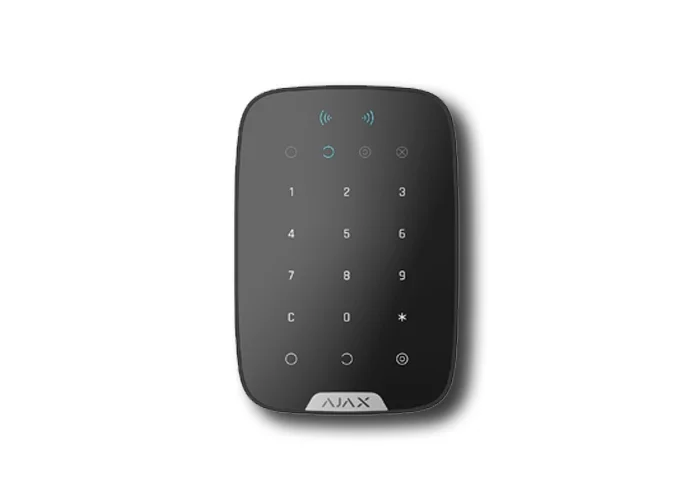 ajax black wireless touch keyboard keypad plus 38252