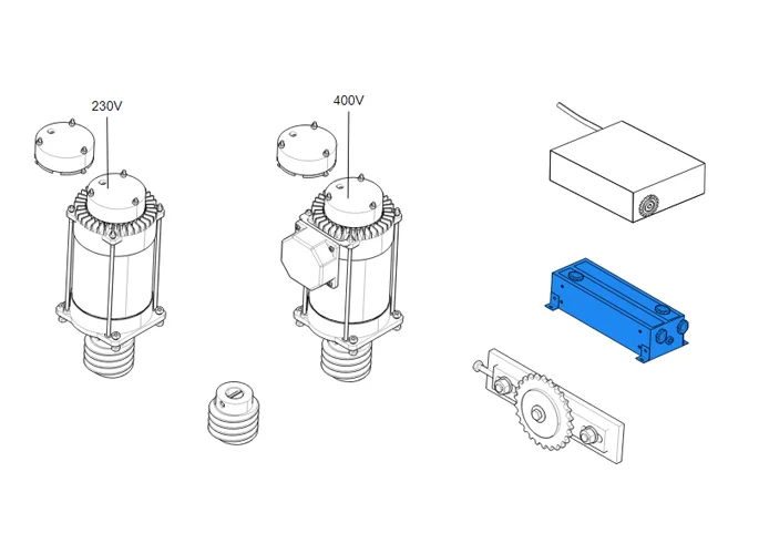 came spare part mechanical limit switch group c-by 119ric047