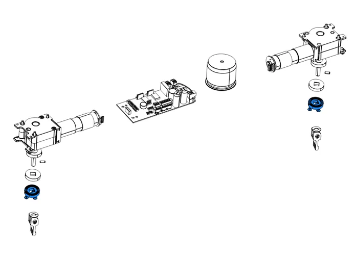 came spare part 2 pcs lower clutch volare-voila 119rid479