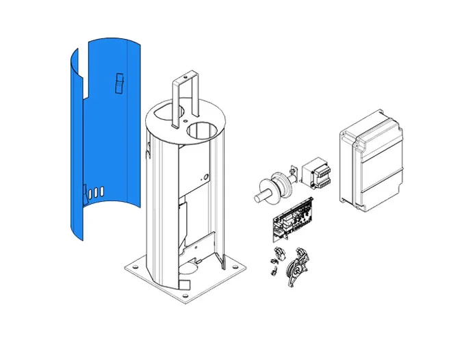 came spare part rear cover cat-x 88003-0173 (ex code 119rix013)