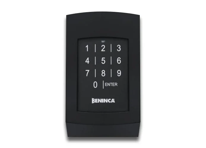 beninca battery-powered wireless keyboard triple coding 9670002 be.code