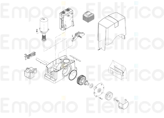 beninca spare part covering casing for bull 424 624 5m 8m 9686427