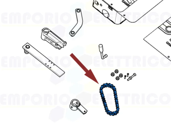 came spare part frog cfn transmission chain fl180 119ria036