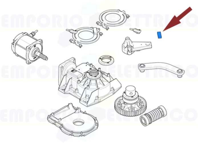 came spare part of the magnet for frog-a24 119ria027