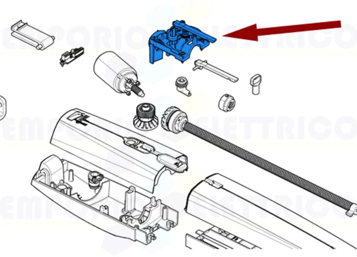 came spare part half-shell gear unit axi20-25 119rid492