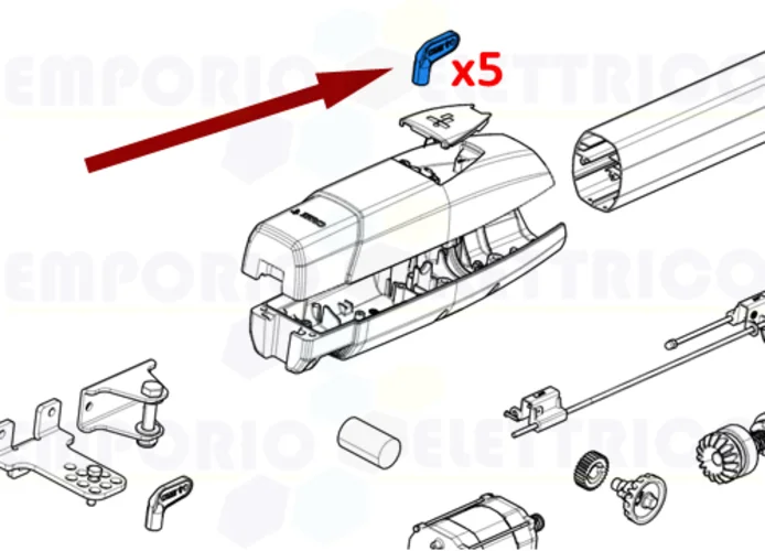 came 5 x spare part release key ats30-50 88001-0240