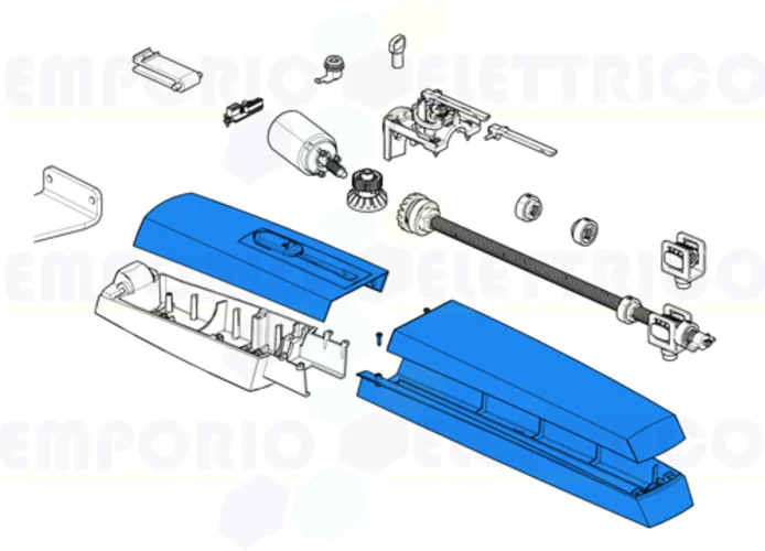 came spare part external plastics group ral7024 axl 88001-0199