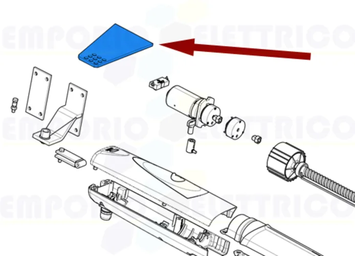 came spare part back bracket ax5024 ax71230 119rid303