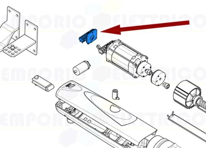 came spare part electronic board encoder motor ax30 119rid314