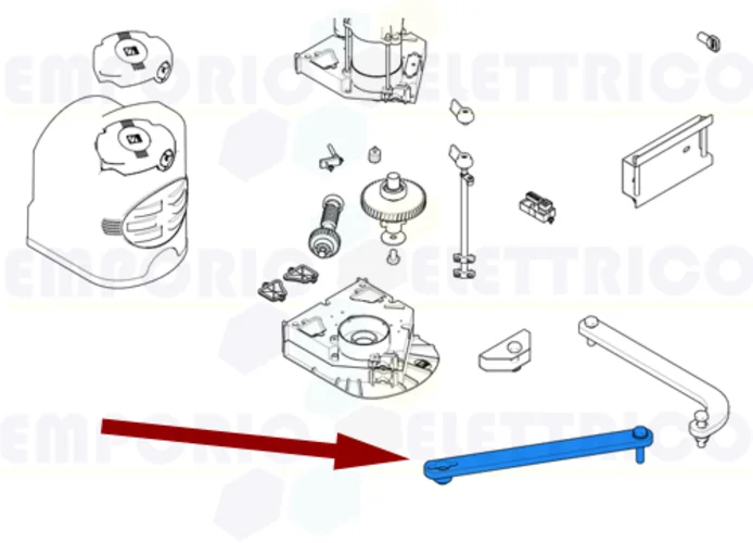 came spare part transmission arm f7024n 119rid292