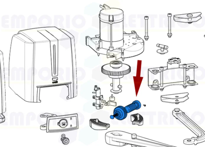 came spare part crown and endless screw fast40 119rid374