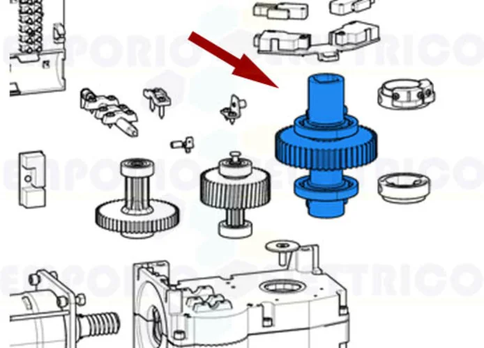 came spare part of the slow shaft ferni 119rid356