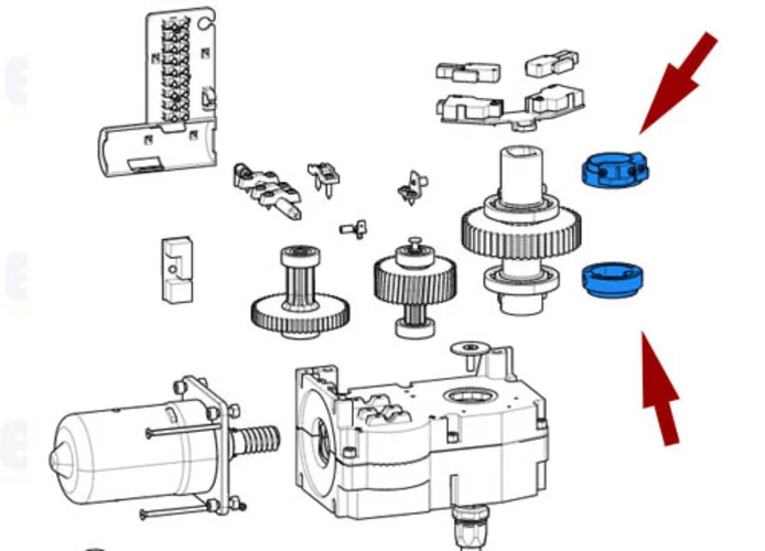 came spare part limit switch cams ferni 119rid364